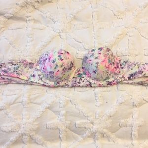 Victoria’s Secret Neon Strapless Bikini Top